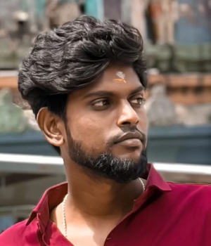 Abhilash alumni of Halo Design Academy placed in Rooster Pixels, Madurai as Graphic Designer