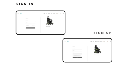 A professional UI UX case study showing an assistive equipment and disability products e-commerce website design