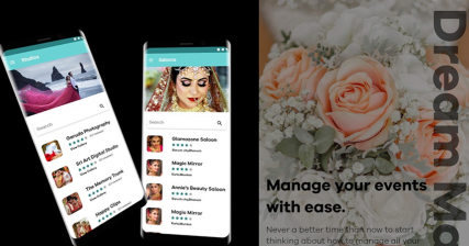 A professional UI UX case study showing a personal digital makeover mobile app design for Sizzle Android