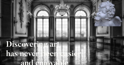 A professional UI UX case study showing a museum site information platform web design for discovering art